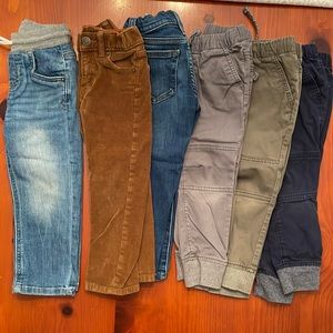 Boys pant bundle 3T, Crewcuts+Cat&Jack